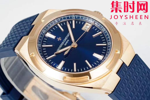 钢表王强势来袭 VC江诗丹顿Overseas PPF纵横四海4500V系列 (表界三大钢王之一) 纵横四海“玫瑰金版”男士腕表 商品图5