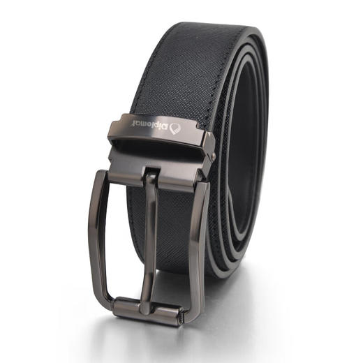 外交官针扣式皮带 DS-15002 黑色 125cm 商品图1