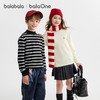 【爆品主推】巴拉巴拉balaOne童装儿童毛衣男女童套头针织衫2025新款冬打底衫 商品缩略图0