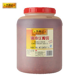 李锦记 锦珍豆瓣酱7kg 咸香微辣 拌焖炖炒调味酱 /粮油调味 /调味品 /烹饪酱