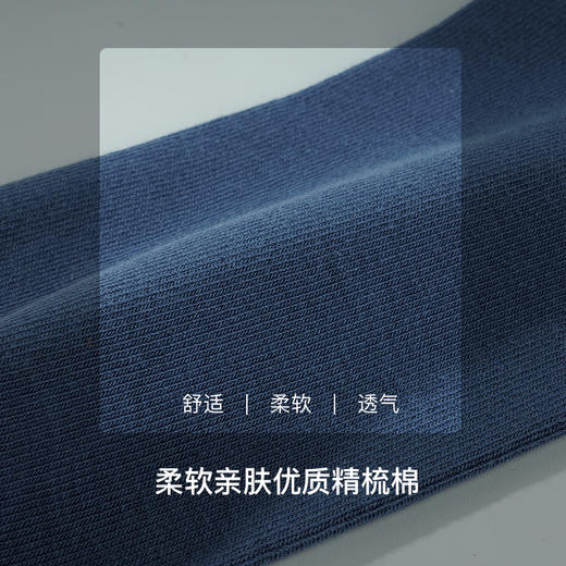 【满3双/24.9元】【秀黛】男士基础中筒袜男士袜子【1双】S6221003T【门店同款】 商品图5