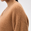 羊绒手钩V领长袖女套衫  SJF97W351N 商品缩略图5