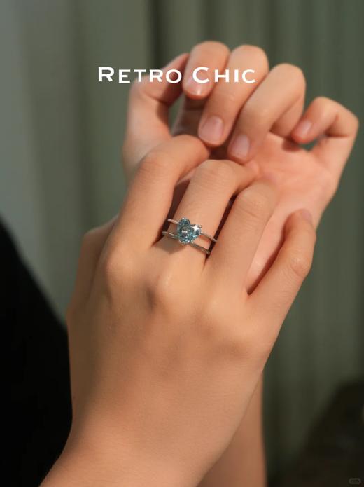 【高级珠宝】绮梦系列 | 冰川爱心戒指3 商品图3