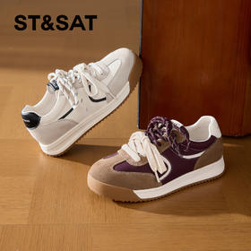 星期六复古学院风休闲运动阿甘鞋SSD3112CAR