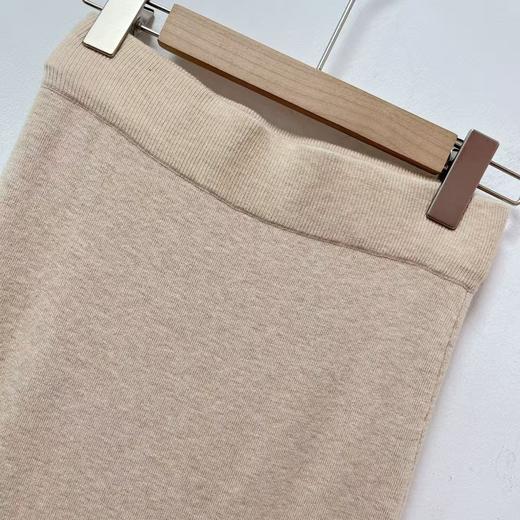 【孤品捡漏】G134浅卡色针织包臀半身长裙-喜出 商品图2
