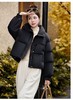 【孤品捡漏】（样衣）羽绒服G90黑色短款90%白鸭绒羽绒服-喜出 商品缩略图4