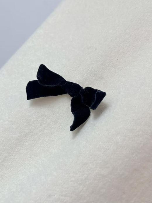 【孤品捡漏】（样衣）G85米色蝴蝶结针织毛衫-喜出 商品图2