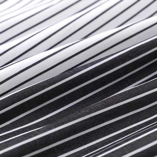 【DG】大依优型大码男装竖条纹莫代尔长袖衬衫衬衣男加肥大码打底衫肥佬时尚休闲新 商品图3