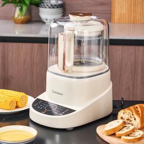 2025升级款美国西屋一体柔音破壁机 智能预约12小时 容量高达1200ml 操作还简单 省心又省力 千元级别才有的功能它全有基地直邮