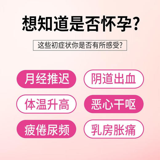 毓婷 早早孕快速检测笔（验孕棒）（笔型）精准检测怀孕女高精度测孕 商品图2