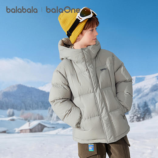 【爆品主推】巴拉巴拉balaOne童装儿童羽绒服男女童2025冬外套上衣温暖面包服 商品图2