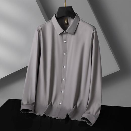 【DG】大依优型大码男装新款男士宽松时尚加肥加大码商务休闲方领长袖 商品图1