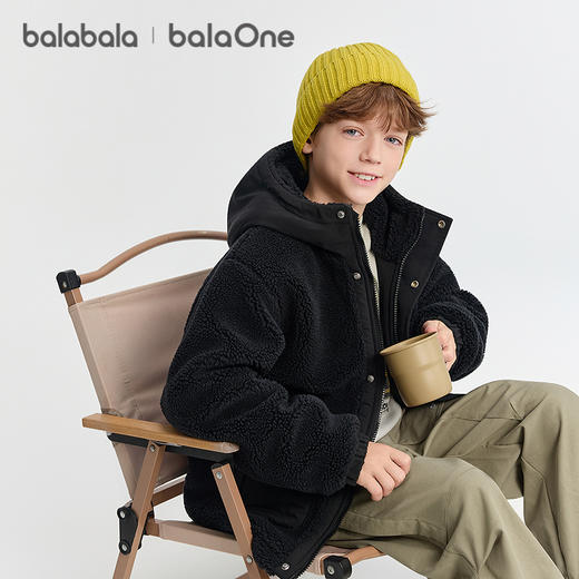 巴拉巴拉balaOne儿童棉服女童男童大童外套新款童装2025秋冬保暖 商品图2