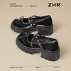 ZHR银色玛丽珍鞋2025新款法式小皮鞋甜酷厚底单鞋时尚百搭乐福鞋 商品缩略图9