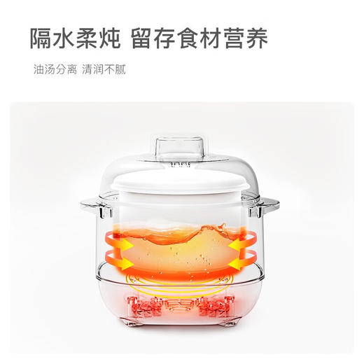 olayks.立时1L电炖锅（带蒸笼）10A 商品图3