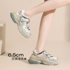 ZHR【厚底6.5cm】增高老爹鞋女夏季透气镂空运动凉鞋魔术贴休闲鞋 商品缩略图1