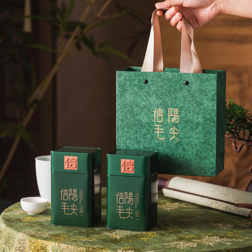 信字【信阳毛尖套装 半斤装】9元一套/一箱90套 商品图0