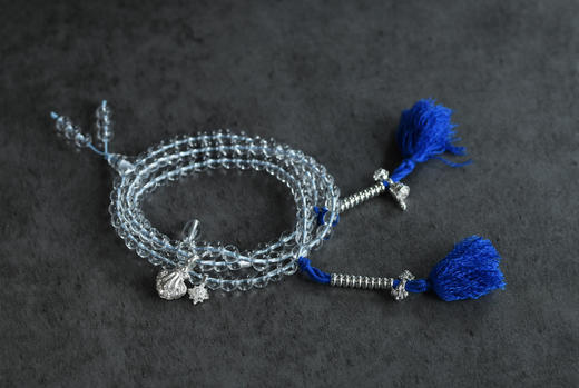 喜马拉雅白水晶念珠（蓝） 商品图1