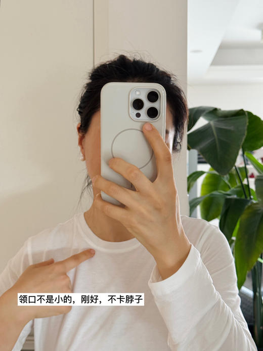 春秋搭配王者-row强捻棉极简圆领长袖T【包邮+三天无理由退换】 商品图14