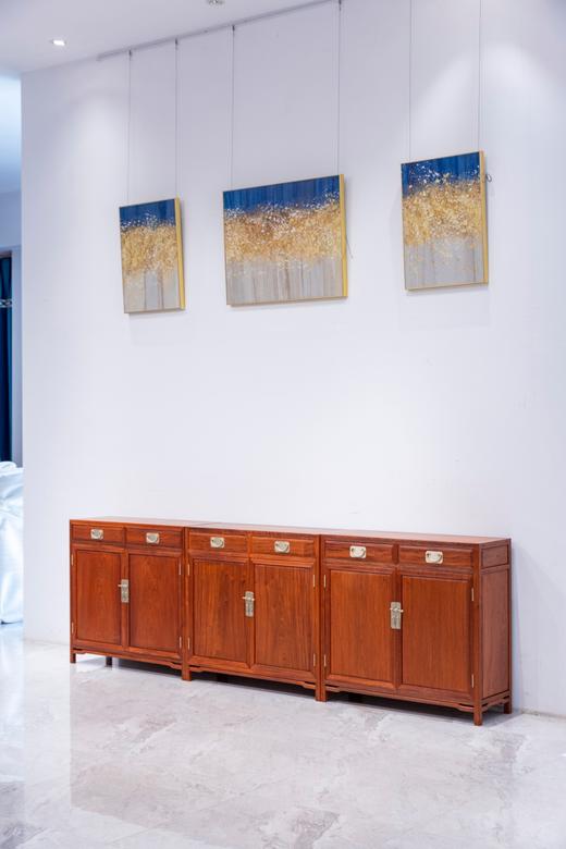 红桥红  家具严选  缅甸花梨（大果紫檀）【98两抽 餐边柜】 商品图1