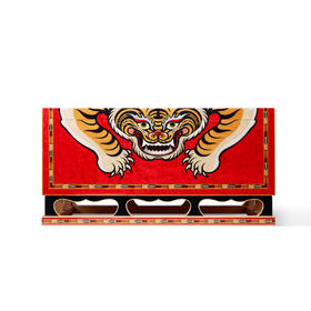 榴红色松赞虎雪茄保湿箱