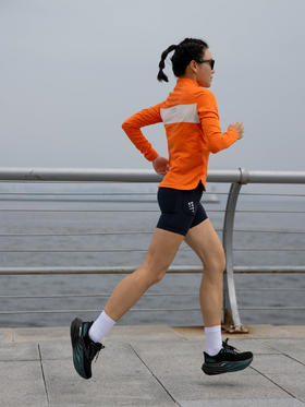 BODYWIT赤乌2.0女拼色立领长袖T恤