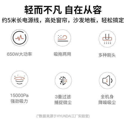 韩国现代HYUNDAI吸拖一体机LF-25A（吸拖至尊款）【LXGWDXY2.0】 商品图2