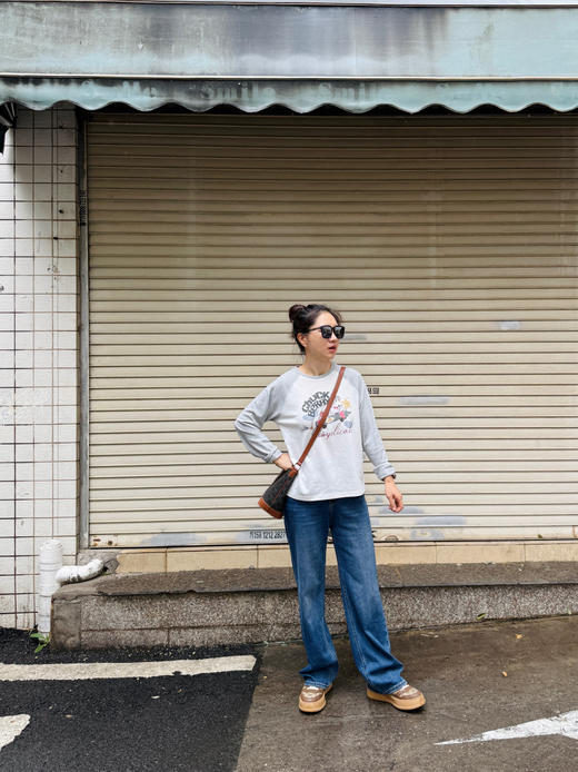 春秋--俏皮kitt*y小车插肩长袖T【包邮+三天无理由退换】 商品图4