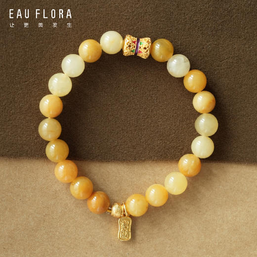 【钱多多】金丝玉手串 商品图1