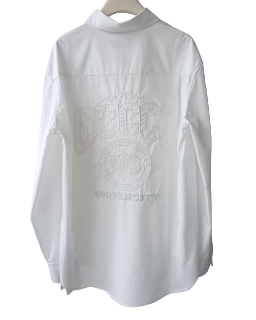 男款logo刺绣长袖衬衫012 商品图1