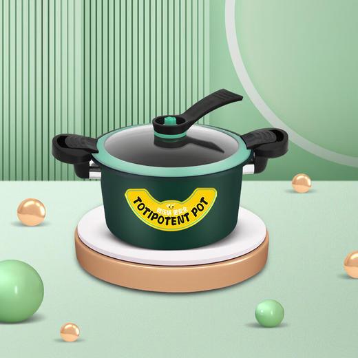 诺石北欧轻奢两件套 22cm微压锅+24cm煎锅 NS-T2402 商品图3