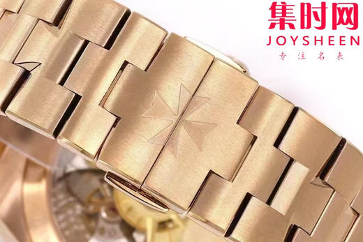 钢表王强势来袭 VC江诗丹顿Overseas PPF纵横四海4500V系列 (表界三大钢王之一) 纵横四海“玫瑰金版”男士腕表 商品图7