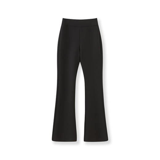 「高货wl」全新升级【铂金会员247/天猫329/差价82】(00033)洛诗琳新款气质显高微喇裤2025秋季超模显瘦休闲小黑裤女 商品图4