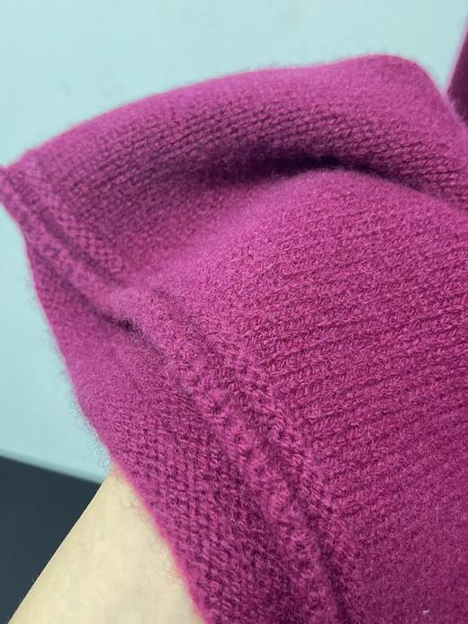 【孤品捡漏】G161紫色针织长裤（加长款）喜出 商品图1