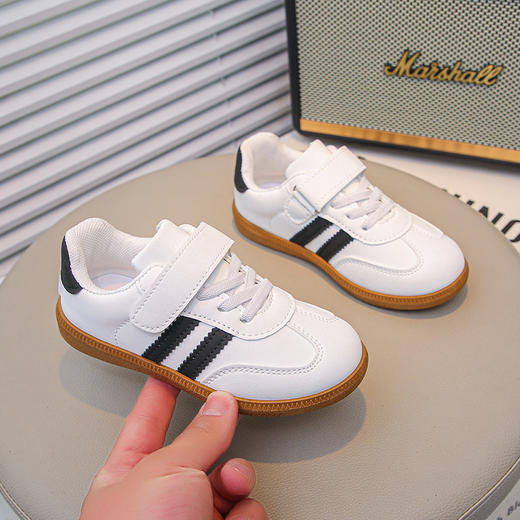 【宝妈推荐❗儿童软底德训鞋】让孩子成长无束缚「细节决定舒适感」加宽鞋头，宝宝脚趾无束缚，舒适亲肤不磨脚，男童运动鞋休闲板鞋，女童小白鞋软底宝宝阿甘鞋L 商品图3