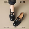 ZHR则则复古玛丽珍鞋女鞋2025新款英伦圆头小皮鞋法式乐福鞋单鞋 商品缩略图4
