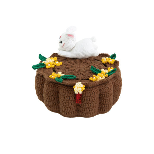 苏苏姐家月桂中秋收纳盒手工diy编织钩针材料包棉毛线礼物制作 商品图4