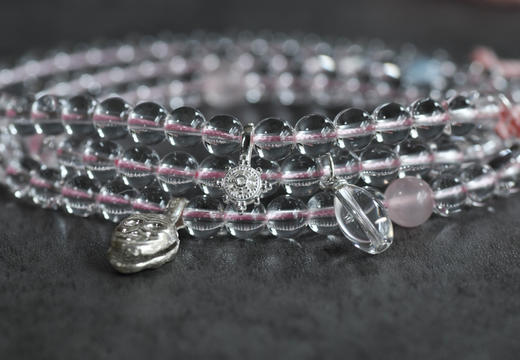 喜马拉雅白水晶念珠（粉） 商品图3