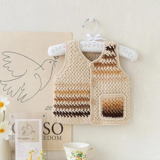 苏苏姐家席文背心手工diy编织钩针亲子背心毛线团自制材料包 商品图1