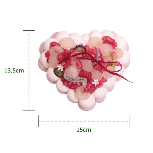 七夕限定【爱心宝石塔】（石榴龙眼莓果风味的可可杏仁挞） 商品图2