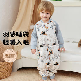 【云优选】cutelife薄厚夹棉睡袋秋冬婴儿睡袋儿童宝宝秋冬款睡袋夹棉加厚