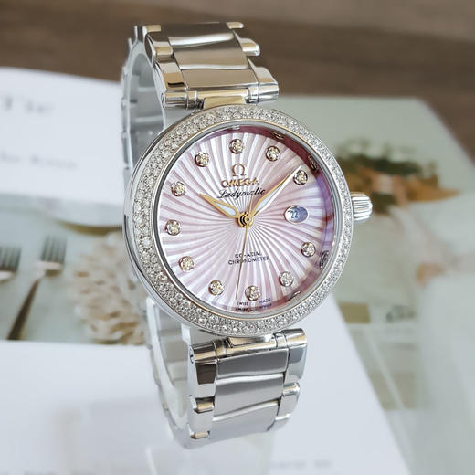 【95新】OMEGA 欧米茄碟飞系列425.35.34.20.57.001天文台认证同轴自动机械机芯34MM（女款）日期显示 200825TH12 商品图3