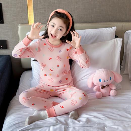 💕【品牌直发】秋冬必备！💐满印保暖上衣+裤子💰49.9❗Disney迪士尼保暖家居套装，舒适亲肤透气柔软 ✅母婴A类，无有害成分，吸湿透气性很好 商品图3