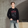半身缘男装 秋季高棉舒适潮流个性印花圆领卫衣253212P04510039 商品缩略图3