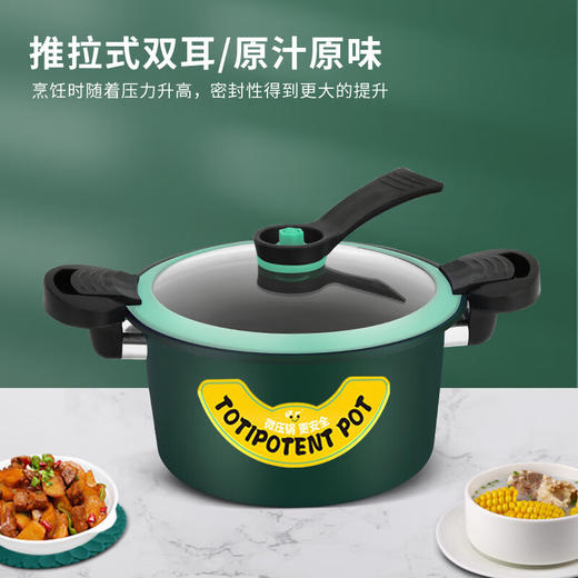 诺石北欧轻奢两件套 22cm微压锅+24cm煎锅 NS-T2402 商品图2