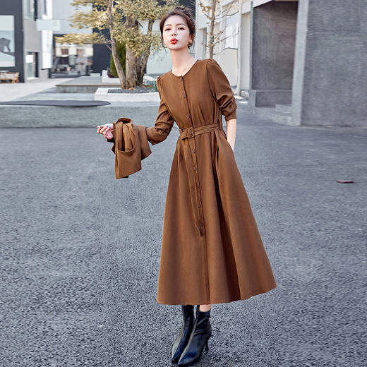 HR CPYY22031新款气质高级感马甲衬衫裙两件套 商品图2