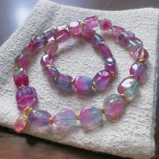 多圈西瓜原石碧玺手串 商品图1