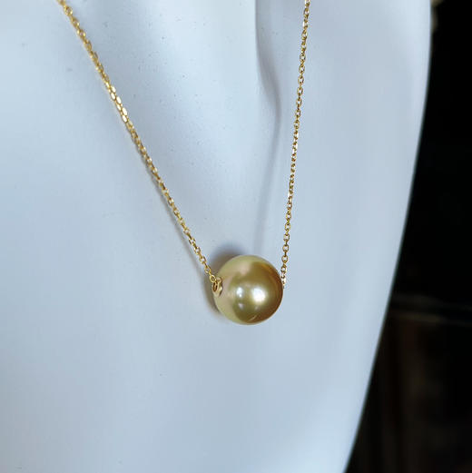 CHIC系列 18K镶金色南洋珍珠 项链 商品图1