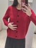 【孤品捡漏】G129大红爱心扣针织毛衫-喜出 商品缩略图0