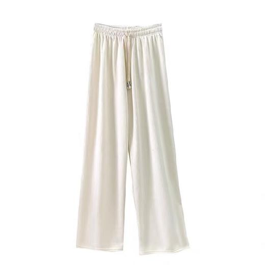 【孤品捡漏】（有些脏）G65米白细纹直筒裤-喜出 商品图0